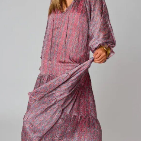 253. Greta Drop Waist Maxi Dress - Picture 4 of 4